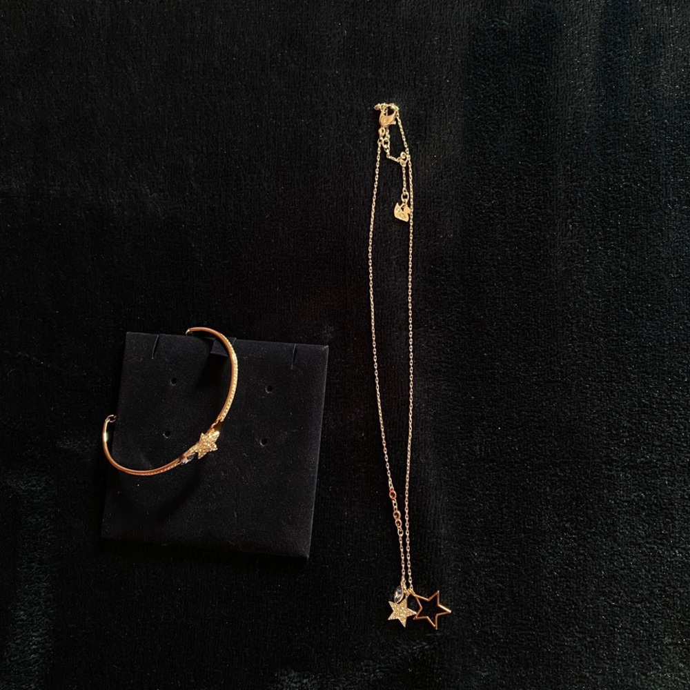 Swarovski Necklace + Bracelet Set - Brand New